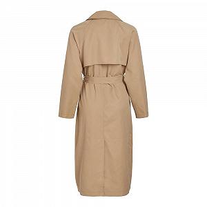 Тренч Vila Vijancine Длинный Без застежки synthetic.ua - Фото 1