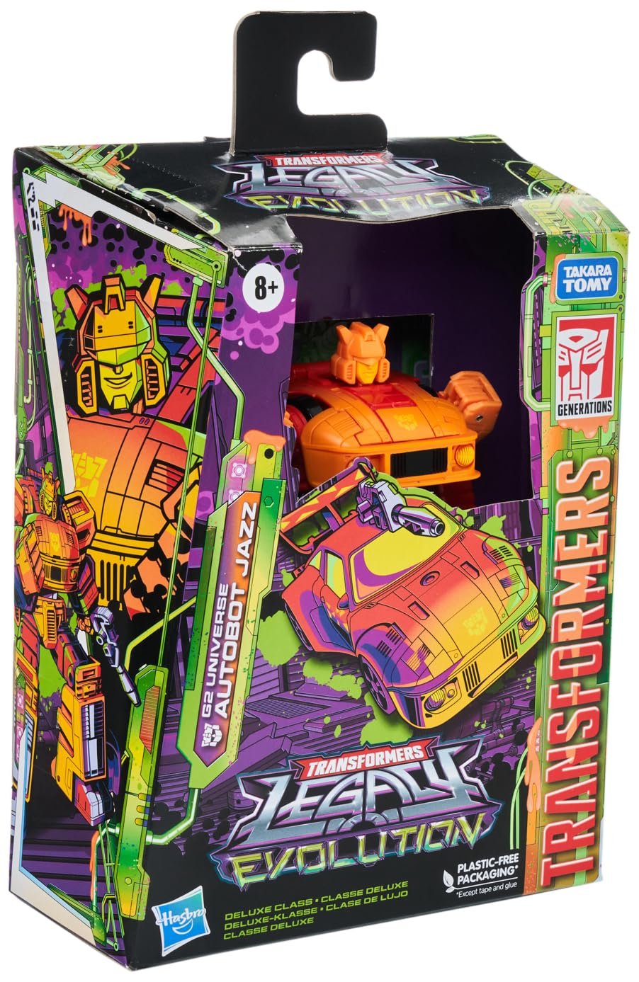 Фігурка Трансформер Hasbro Generations Legacy Evolution Deluxe Class G2 Universe Autobot Jazz 14 см, фото №5