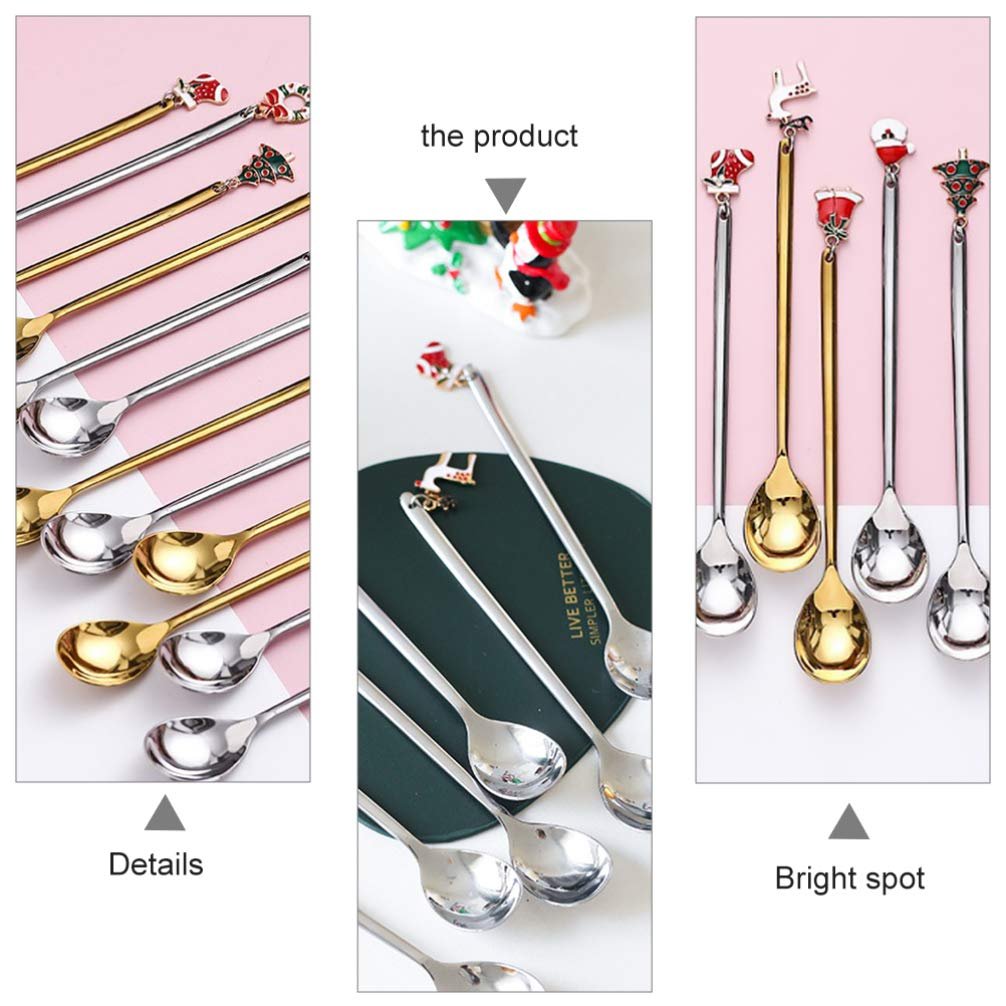 Набор рождественских ложек Angoily, 6 шт, фото №2