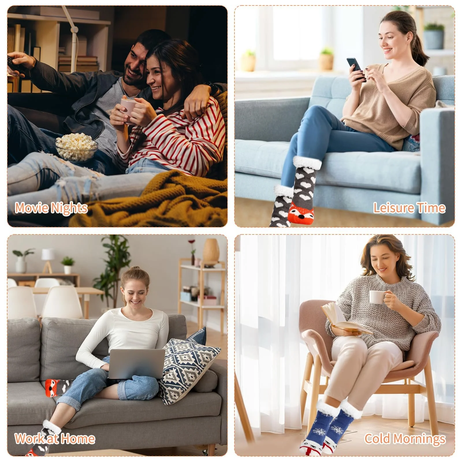 Комплект шкарпеток Cuddly, 2 шт., Жіночі 35-38, фото №7 Комплект шкарпеток Cuddly, 2 шт., Жіночі 35-38, фото №7