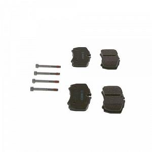 Комплект гальмівних колодок, дискове гальмо BOSCH 0 986 424 750 для FORD IVECO, задня вісь synthetic.ua - Фото 1