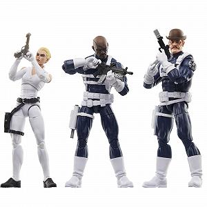 Фигурки Marvel Legends Series S.H.I.E.L.D. Ник Фьюри-младший, Шэрон Картер и Дум Дум Дуган - Фото 1