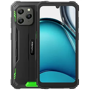 Смартфон Blackview Outdoor BV5300 Plus 16GB + 128GB (расширение 1TB) 13MP + 8MP 3 слота для карт Android 13 Dual SIM IP68 6.1 дюйма HD+ 6580 mAh NFC Зеленый - Фото 1