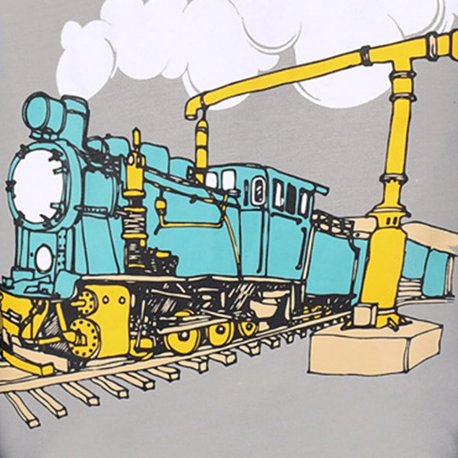 Комплект піжамний для дітей з принтом, кофта з довгими рукавами та штани, фото №2 Комплект піжамний для дітей з принтом, кофта з довгими рукавами та штани, фото №2