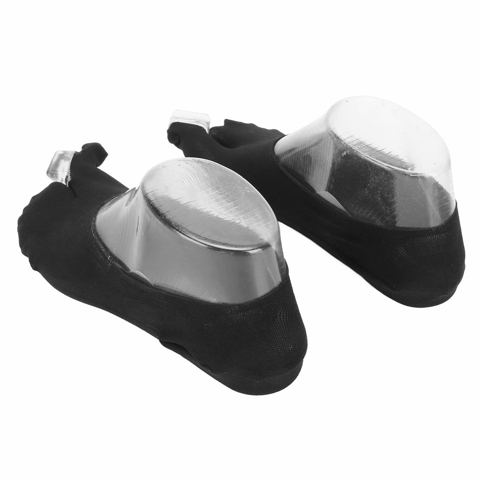 Шкарпетки для полегшення Hallux Valgus Еластичні для жінок для офісної роботи (Чорний), фото №4