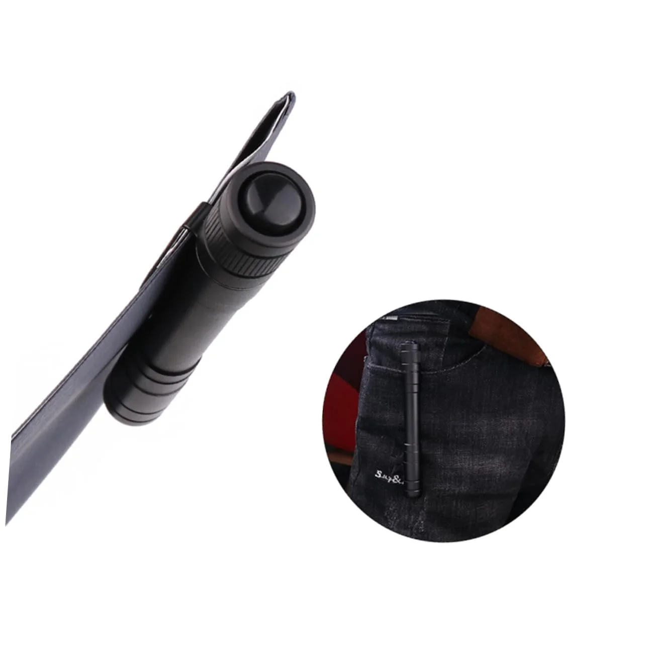 Ліхтарик Ручка HOMSFOU Подвійне Джерело Світла LED Теплий Білий та Жовтий, фото №5