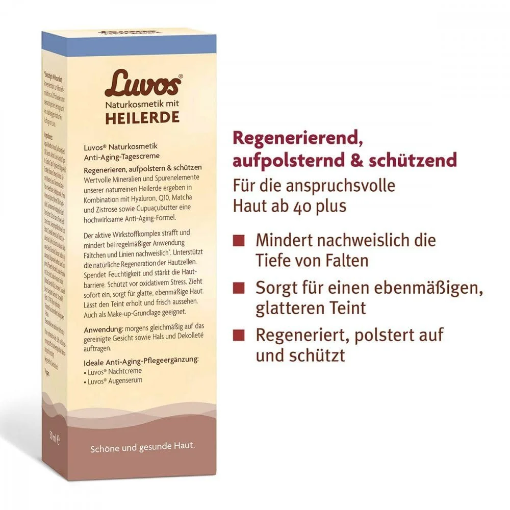 Антивіковий денний крем Luvos Healing Clay 50 мл, фото №4 Антивіковий денний крем Luvos Healing Clay 50 мл, фото №4