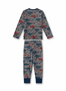 Піжама Sanetta для хлопчиків Сірий synthetic.ua - Фото 1