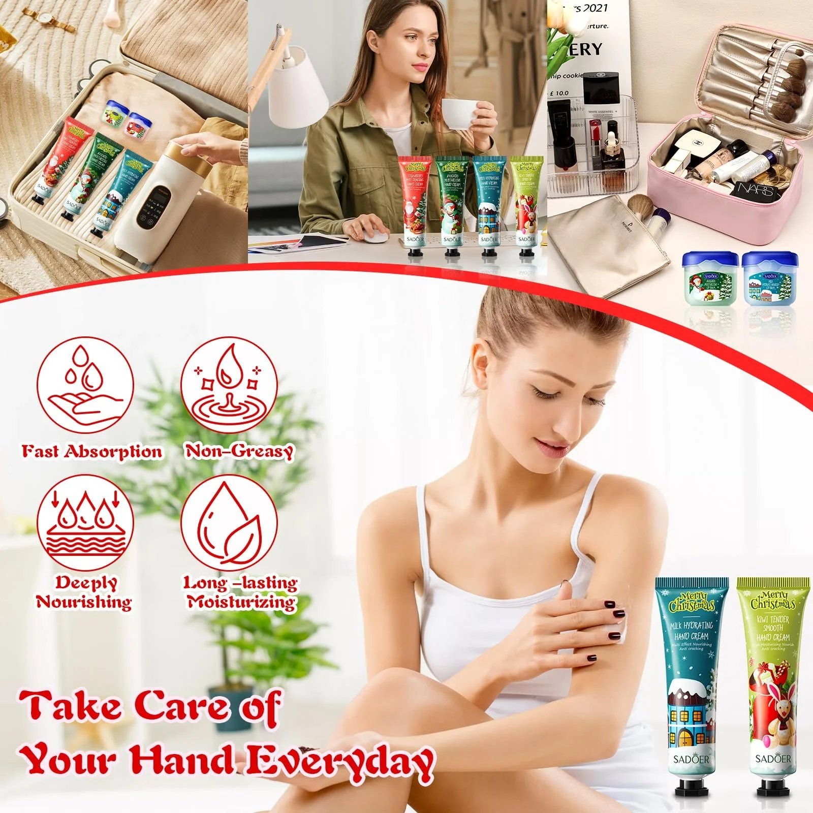 Крем для рук Набор из 8 штук Мини-набор с растительным ароматом Характеристики, фото №7