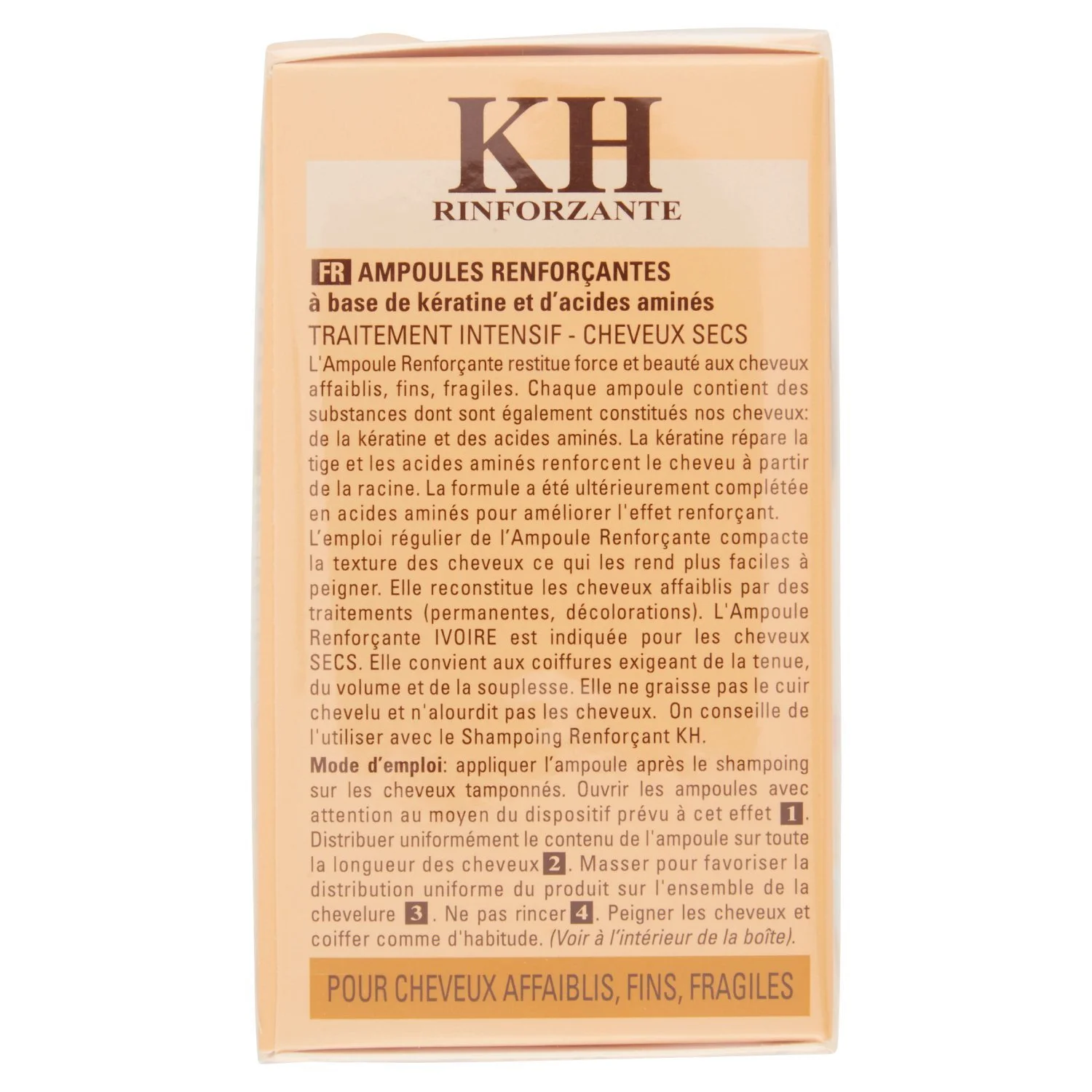 Ампули KERAMINE H AVORIO для сухого та тонкого волосся, фото №4