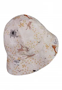 Панама Sterntaler Safari Zoo Animals из органического поплина с UV 50 synthetic.ua - Фото 1