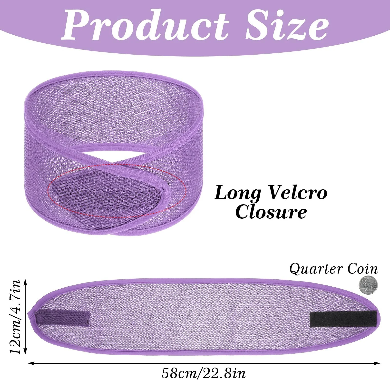 Набір косметичних пов'язок для волосся, фото №2 Набір косметичних пов'язок для волосся, фото №2