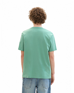 Футболка  Men's DENIM 1037653ХХ13537 Tom Tailor Бірюзовий L synthetic.ua - Фото 1
