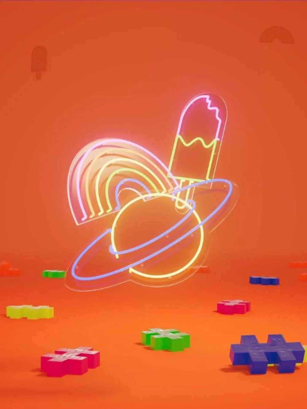 Конструктор Plus-Plus Tube Neon Mix, 240 деталей, фото №7 Конструктор Plus-Plus Tube Neon Mix, 240 деталей, фото №7