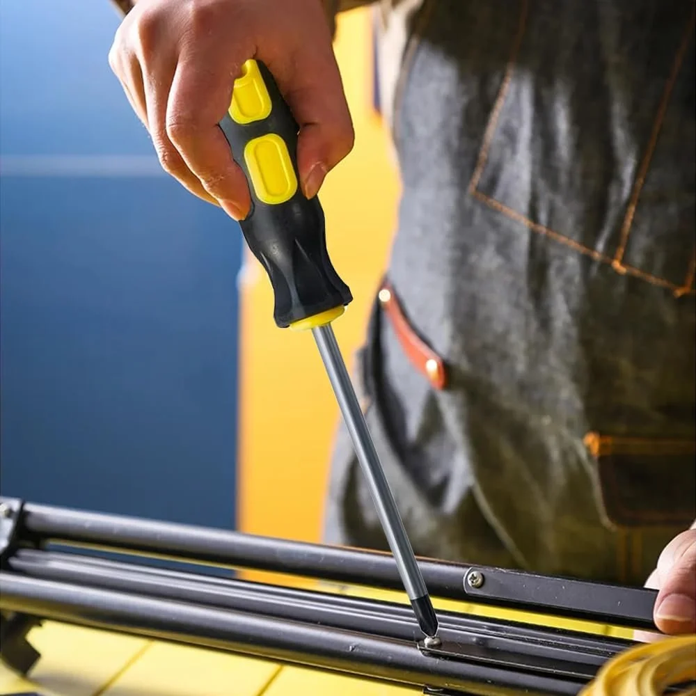 Набір викруток Chrome Vanadium Steel з магнітними наконечниками та ергономічною рукояткою, фото №2