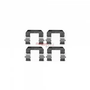 Комплект принадлежностей, тормозные колодки METZGER 109-1617 передняя ось - Фото 1