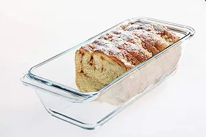 Форма для випічки Sendez 28 x 12 x 7,5 см скляна для хліба та кексів - Фото 1