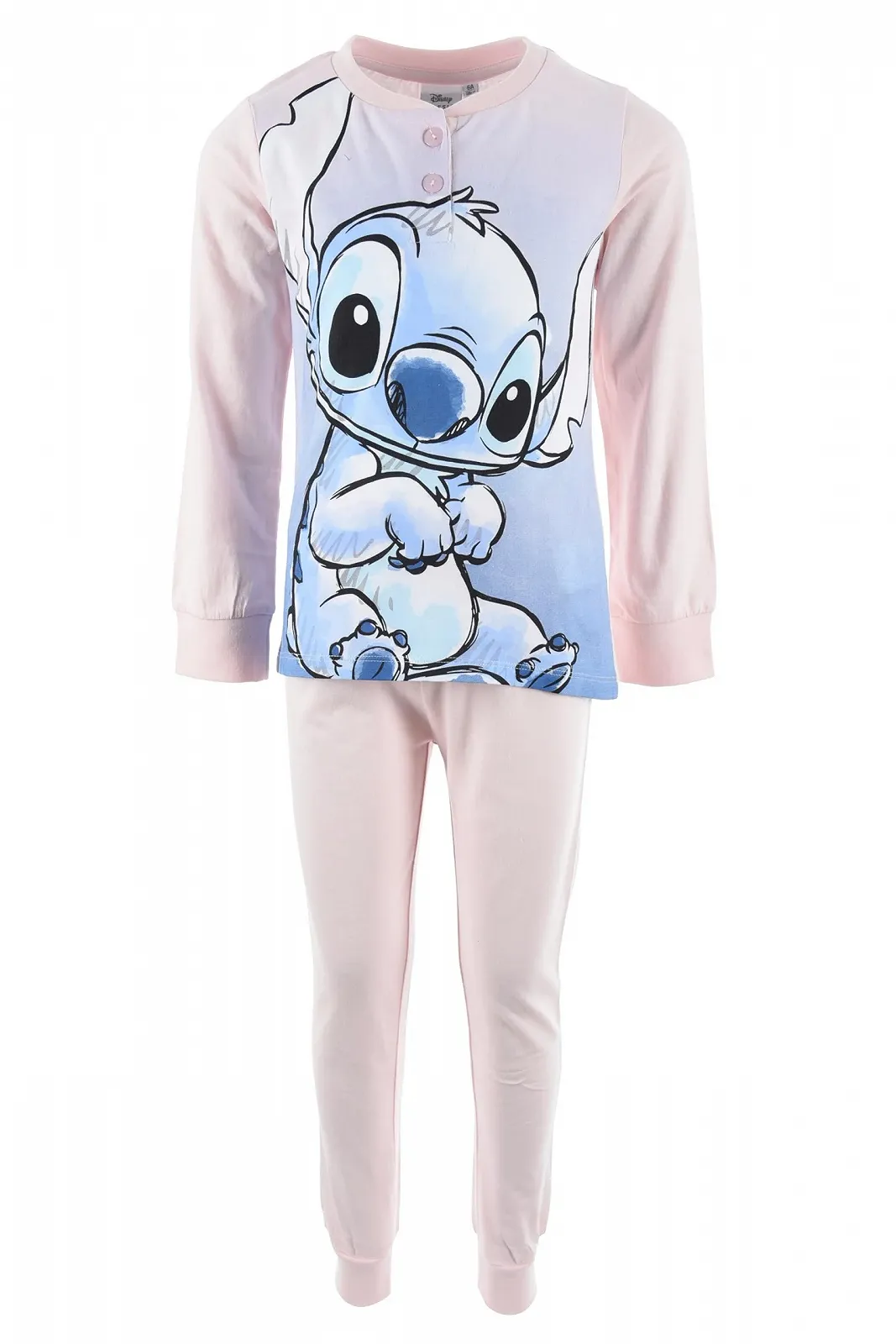 Піжама Disney Stitch для дівчат, футболка та довгі штани, набір з 2 предметів для дівчат, фото №1 Піжама Disney Stitch для дівчат, футболка та довгі штани, набір з 2 предметів для дівчат, фото №1