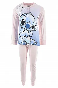 Піжама Disney Stitch для дівчат, футболка та довгі штани, набір з 2 предметів для дівчат - Фото 1