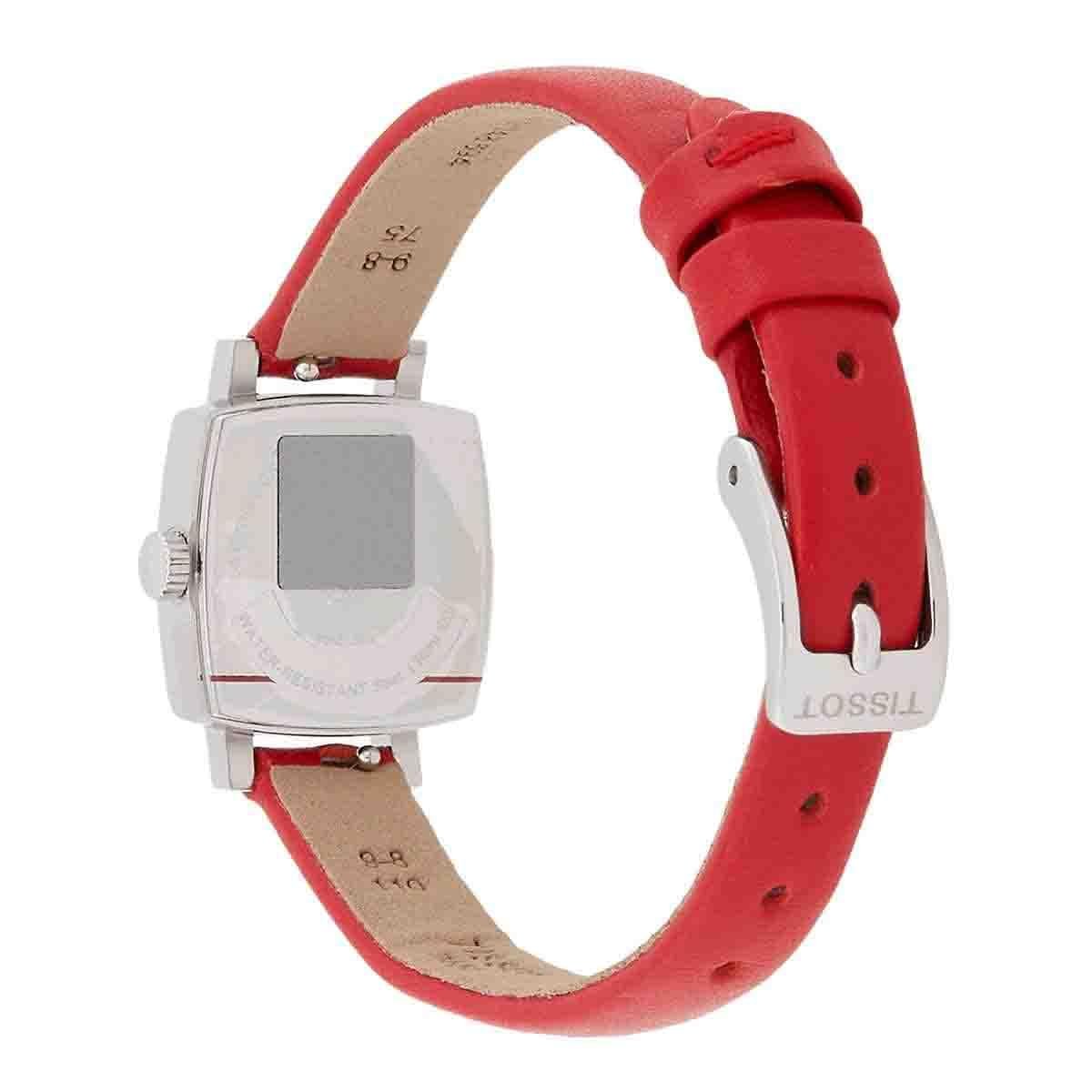 Часы Tissot T0581091603600, красный, Ремешок, фото №2 Часы Tissot T0581091603600, красный, Ремешок, фото №2
