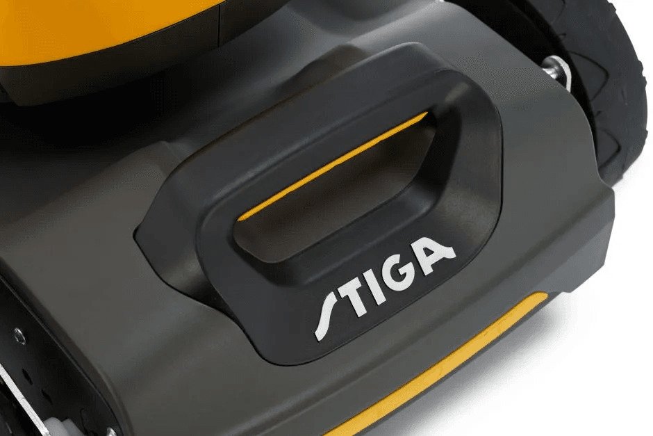 Акумуляторна газонокосарка Stiga Multiclip 547e Kit / 1300W / 48V 4Ah / до 500 м² / 45 см ширина скошування / Жовтий-чорний, фото №10