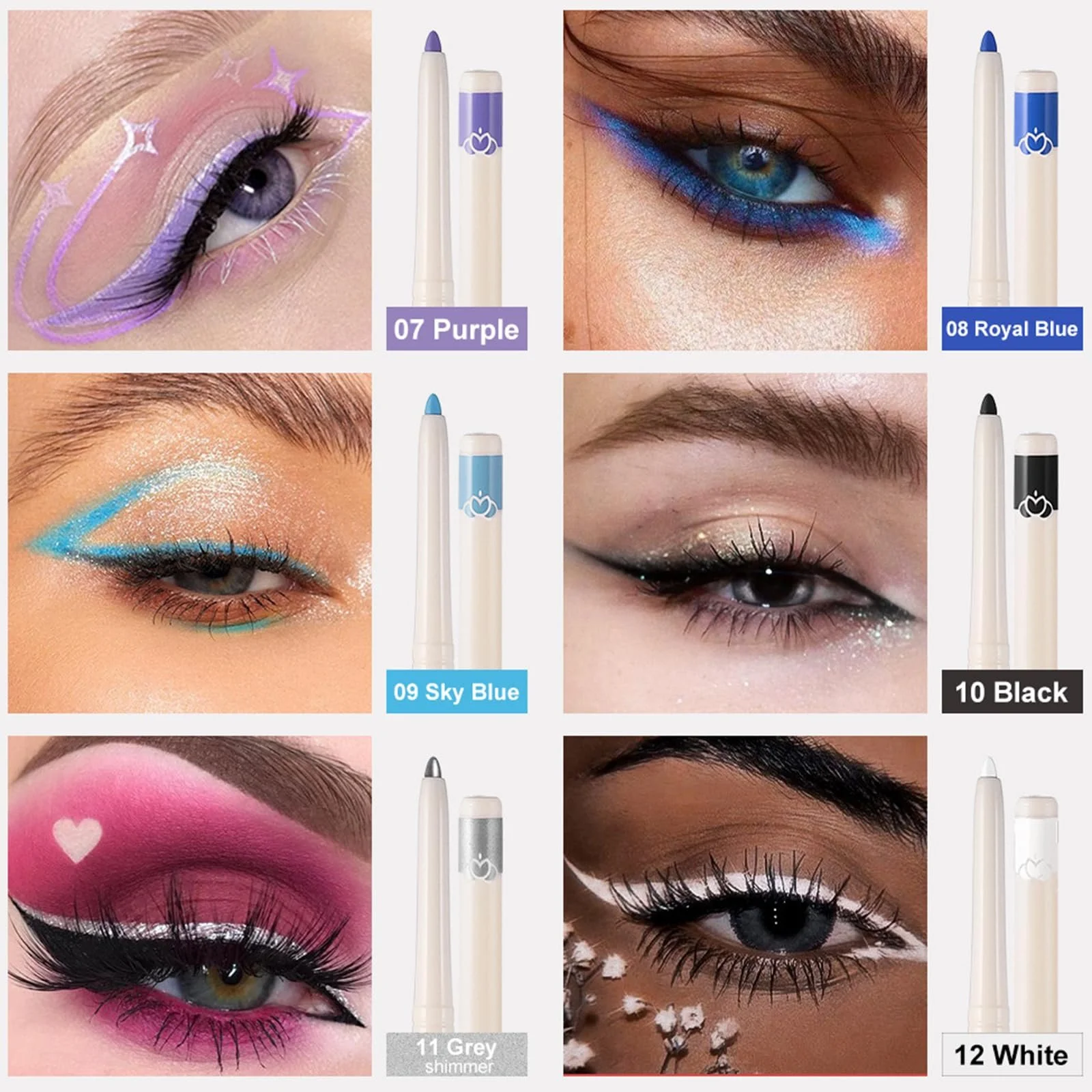 Олівець для очей VISION Різнокольоровий, фото №5