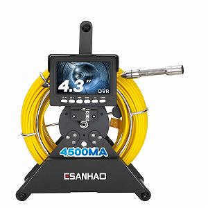 Инспекционная камера ESANHAO 22 мм IP68 Водонепроницаемая 1000TVL 4,3" Монитор Аккумулятор 4500mAh USB - Фото 1