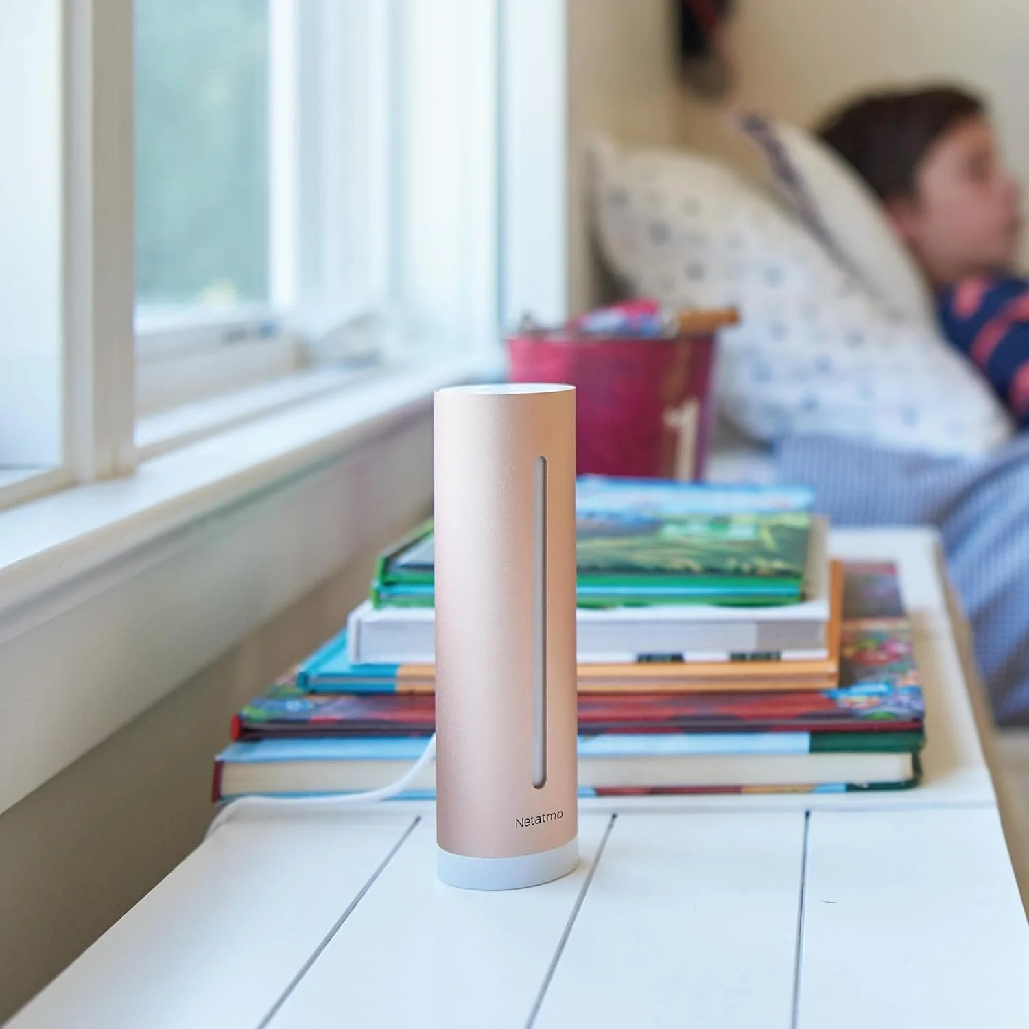 Монитор качества воздуха в помещении Netatmo Home Coach NHC-EC Wi-Fi Розовый, фото №3 Монитор качества воздуха в помещении Netatmo Home Coach NHC-EC Wi-Fi Розовый, фото №3