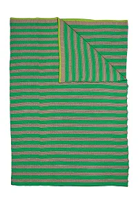В'язане покривало Pip Studio Bonsoir Stripe Зелений, 130 x 170 см - Фото 1