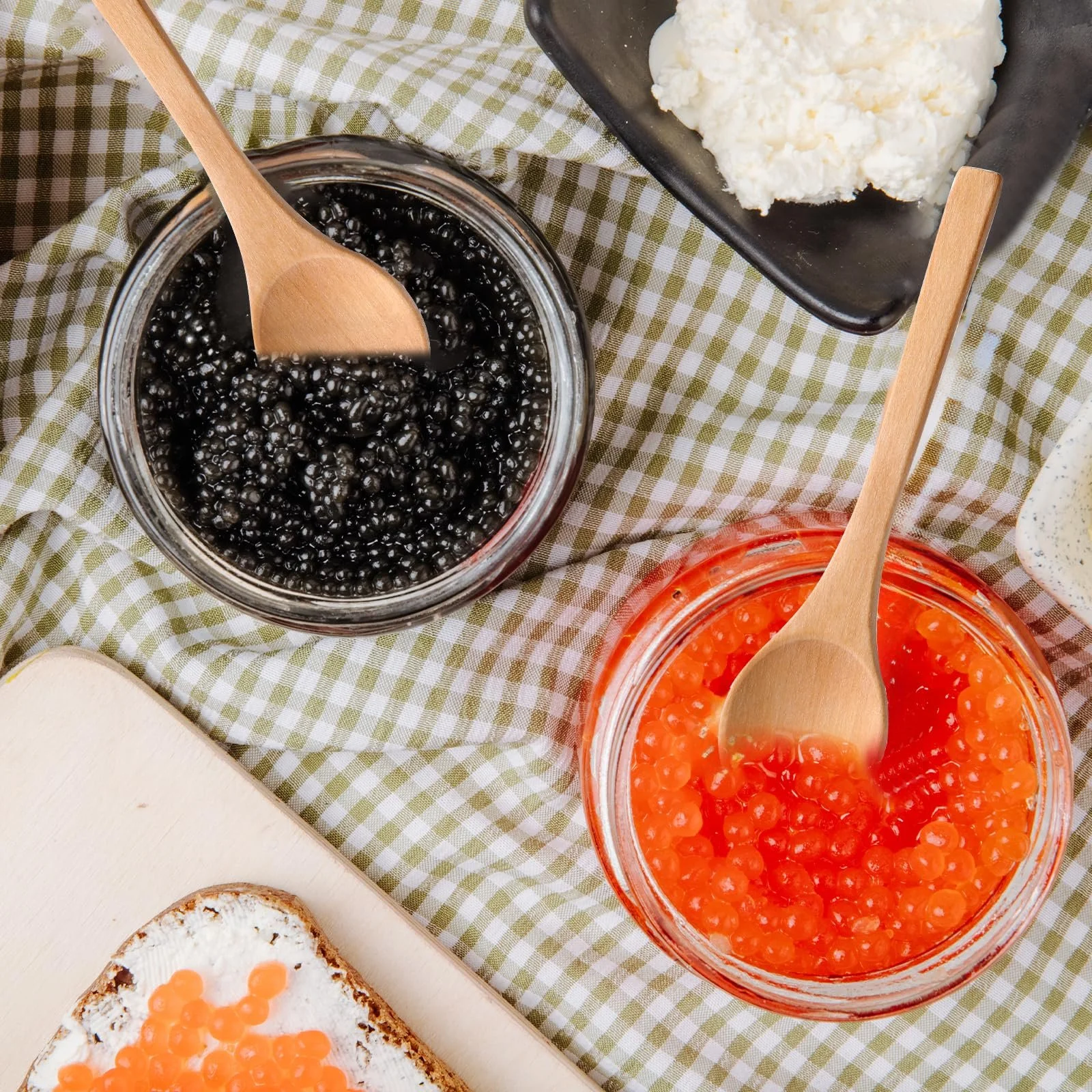 Ложка Деревʼяна для Супу з Довгою Ручкою 13 cm, Паковання 8 шт., фото №4