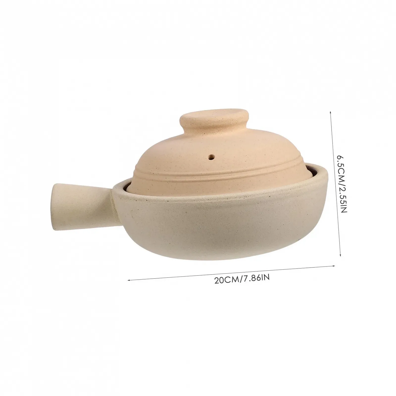 Ківш для супу Керамічний з кришкою та ручкою Термостійкий, фото №4