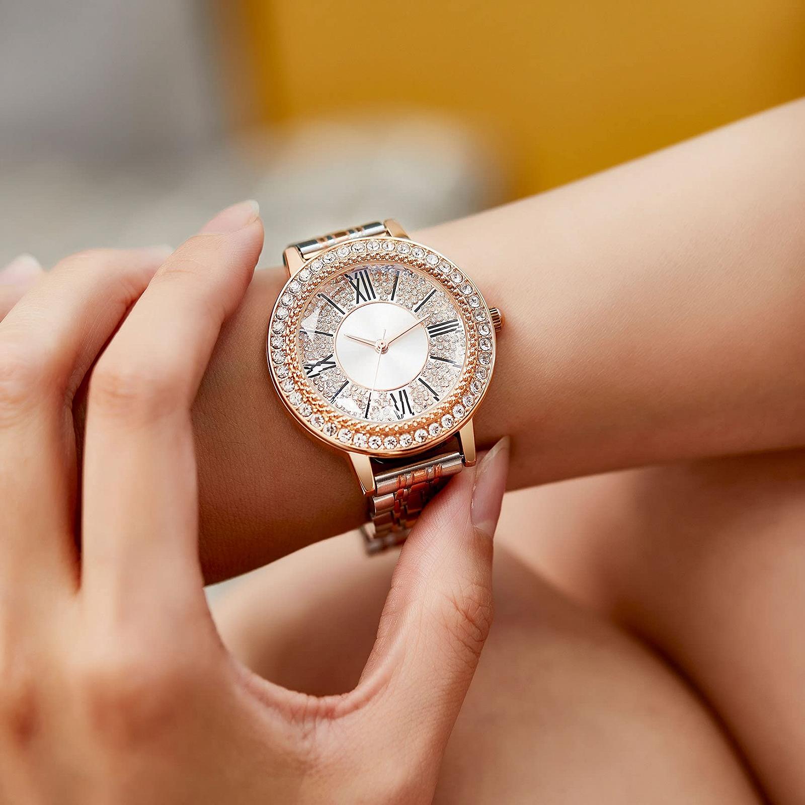 Жіночий кварцовий наручний годинник TIME100, японський механізм, легкий, нержавіюча сталь, фото №3