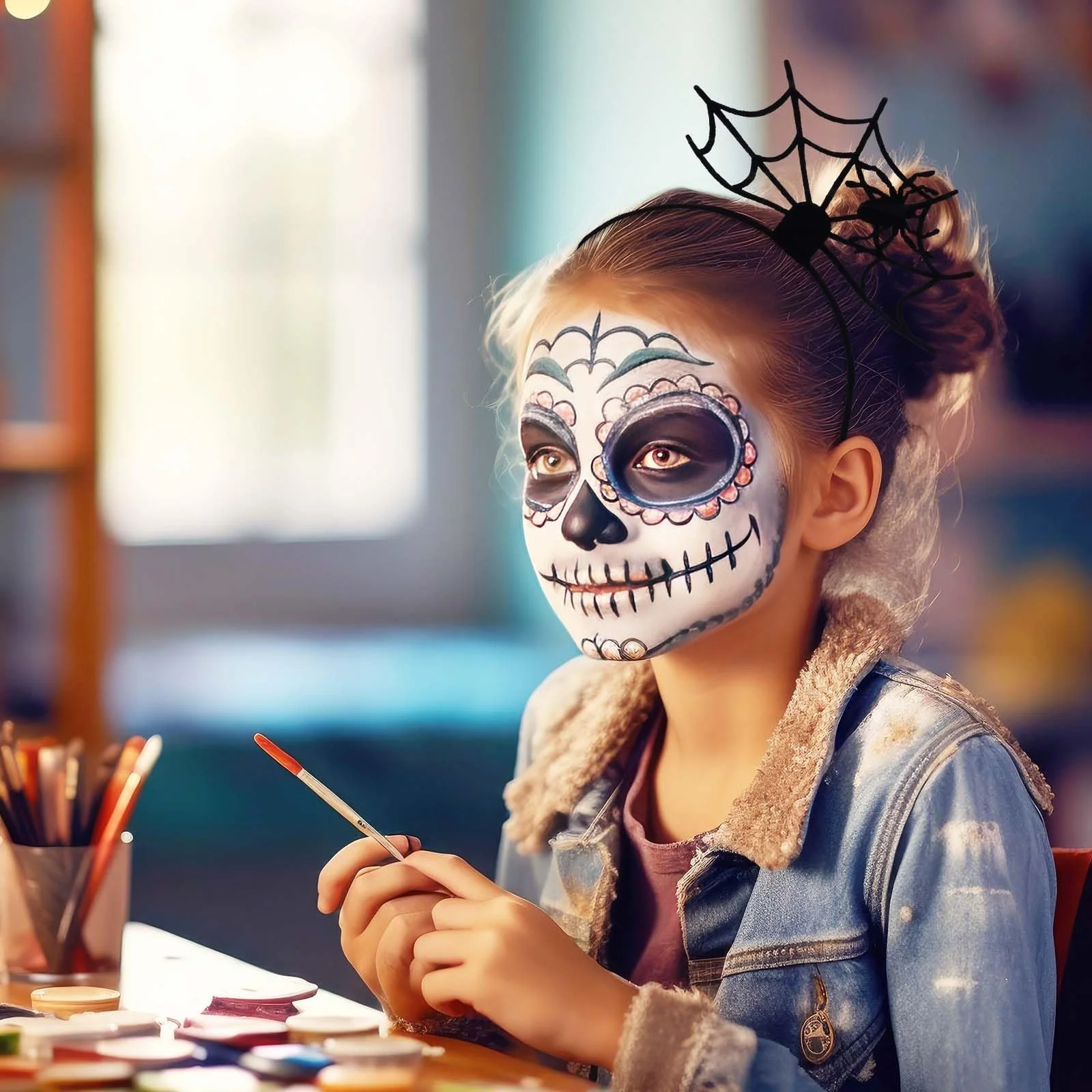 Хэллоуинский обруч с паутиной WLLHY, фото №6