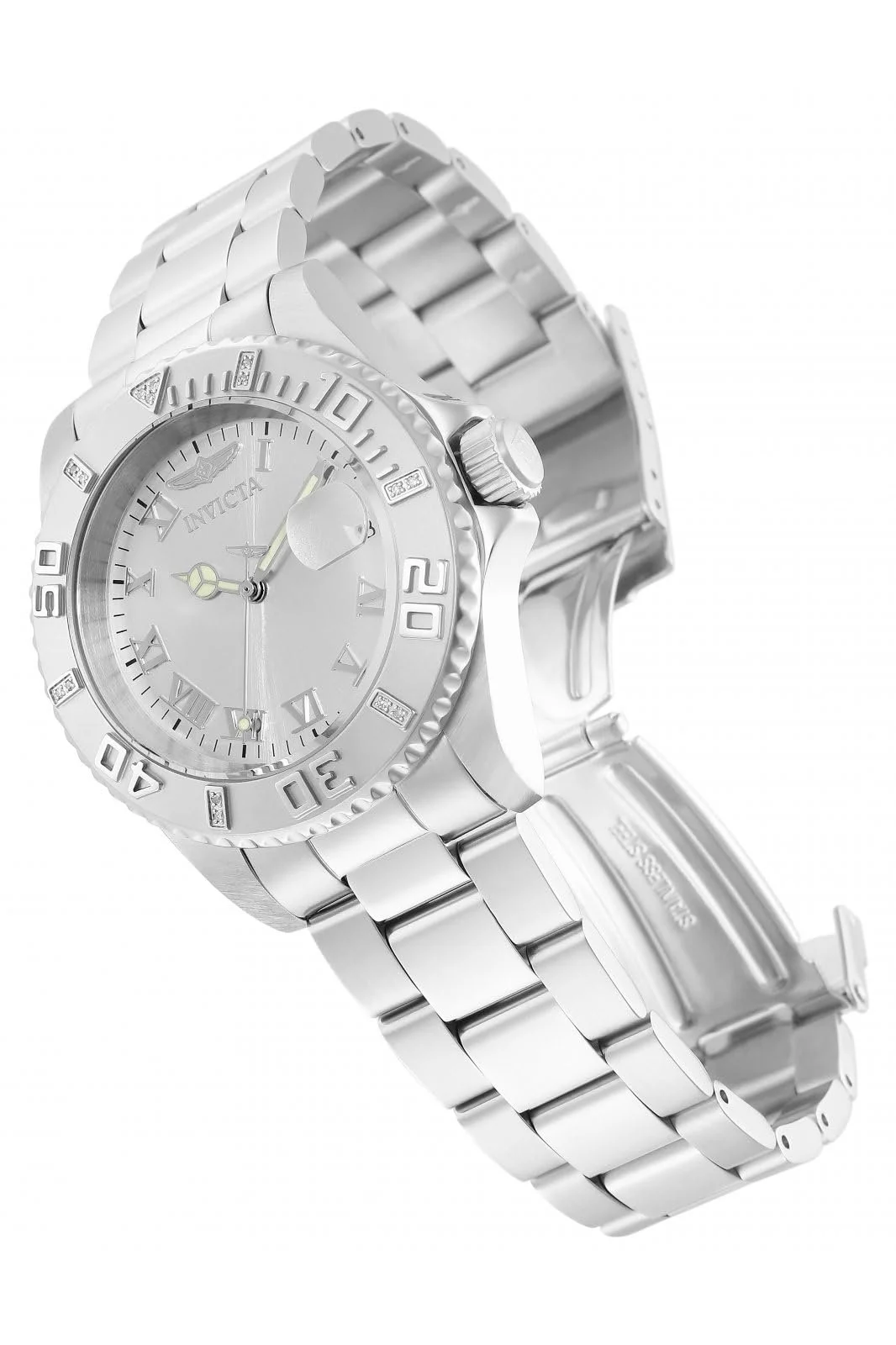 Часы Invicta Pro Diver Женские, нержавеющая сталь, кварцевый механизм - 40 мм, фото №2 Часы Invicta Pro Diver Женские, нержавеющая сталь, кварцевый механизм - 40 мм, фото №2