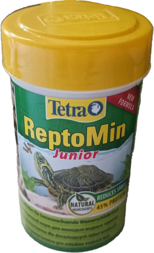 Tetra ReptoMin Junior Сухий корм Джуніор в паличках для молодих водяних черепах,100 мл 258853, фото №1