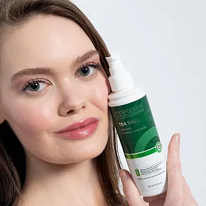 Гель для умывания лица и тела Mineaderm Tea Tree с маслом чайного дерева и алоэ вера 200 мл synthetic.ua - Фото 1