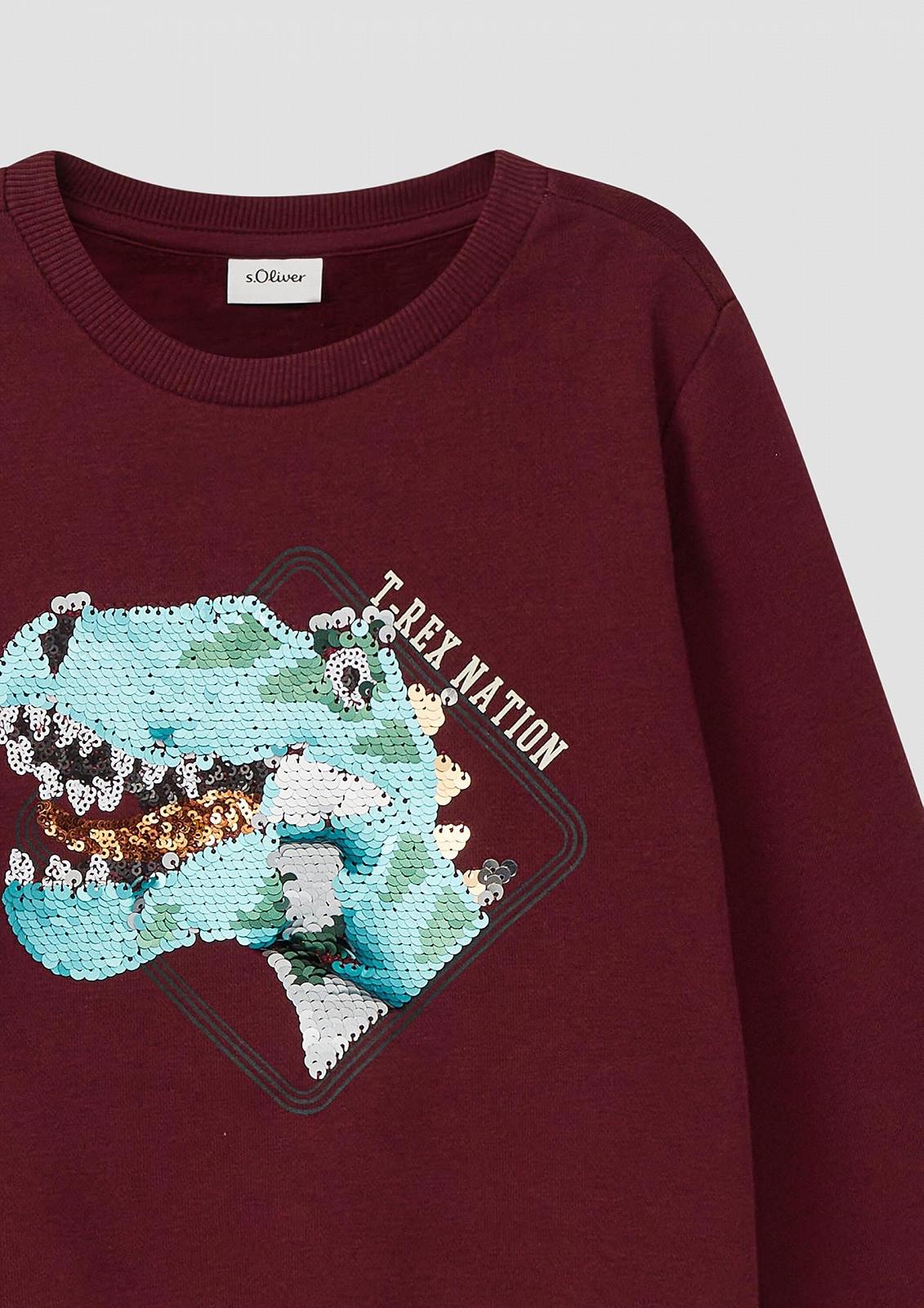 Толстовка s.Oliver с двухсторонними пайетками с мягкой внутренней стороной, фото №4