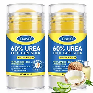 Стик для ног Urea Creme с 60% мочевины и 2% салициловой кислоты отшелушивающий 2 шт 1.41 унции - Фото 1