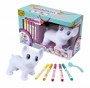 Купить Набор Crayola Washimals Jumbo Pets Big Wilbur с 5 Смывающимися Фломастерами и кистью для детей от 3 лет 74-0227 - Фото 1 Набор Crayola Washimals Jumbo Pets Big Wilbur с 5 Смывающимися Фломастерами и кистью для детей от 3 лет 74-0227 - Фото 1