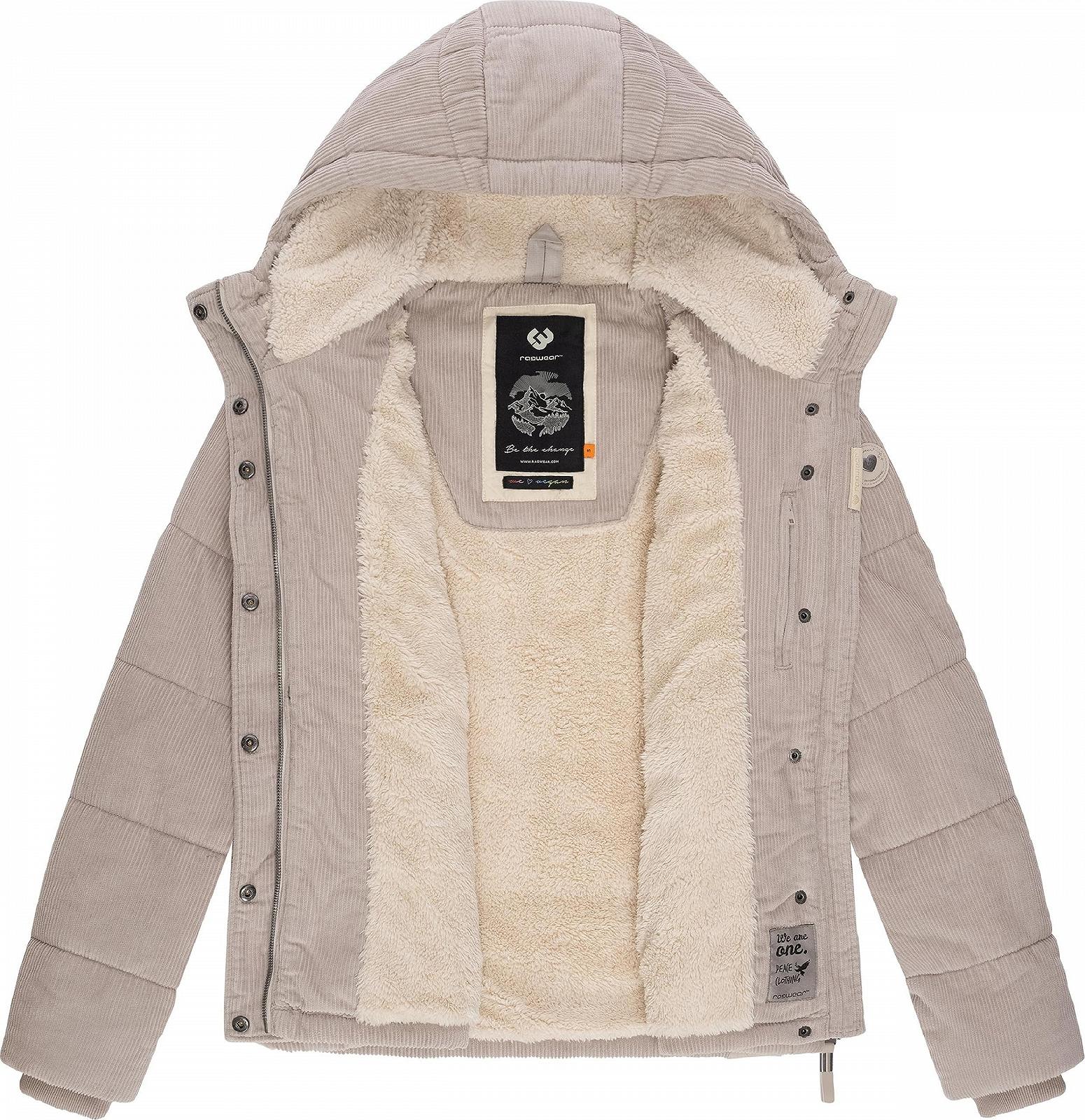 Куртка Зимняя Женская Ragwear Wuggys Вельветовая с Мягкой Подкладкой и Капюшоном, фото №4