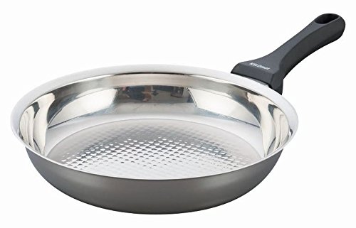 Сковорода Kelomat Grillmeister 1849-351 с крышкой из нержавеющей стали круглая диаметром 28 см нержавеющая сталь, фото №2