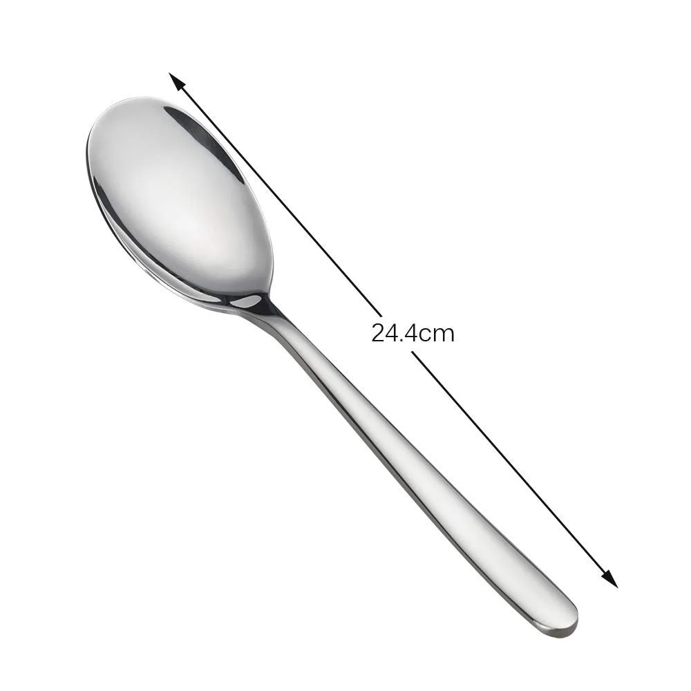 Ложка для сервірування (6 штук) велика для буфету нержавіюча сталь, фото №2 Ложка для сервірування (6 штук) велика для буфету нержавіюча сталь, фото №2