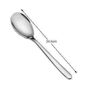 Ложка для сервірування  (6 штук) велика для буфету нержавіюча сталь synthetic.ua - Фото 1