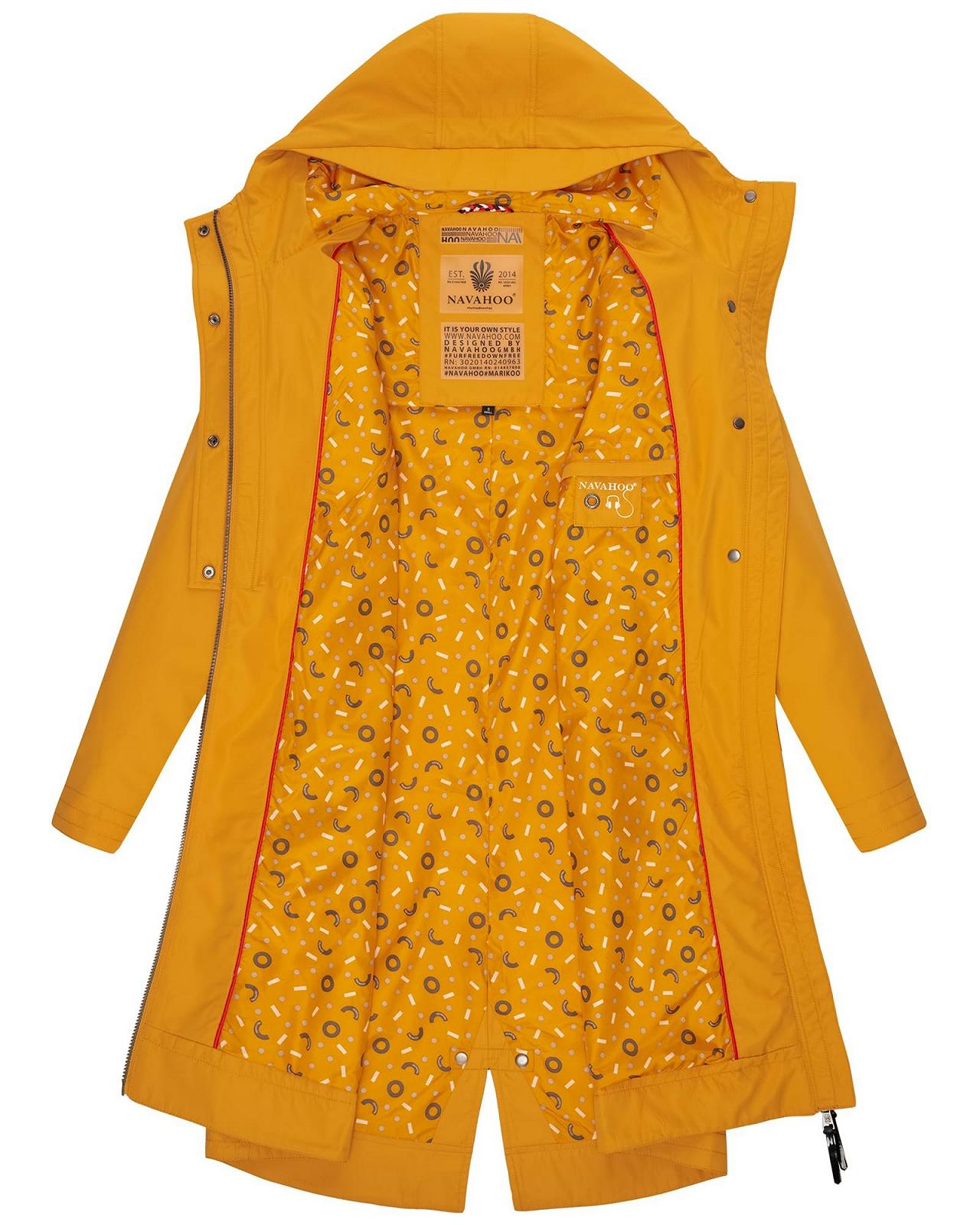 Перехідна парка Navahoo Josinaa Жіноча Легка Куртка Довге Пальто Тренч з Капюшоном, фото №5