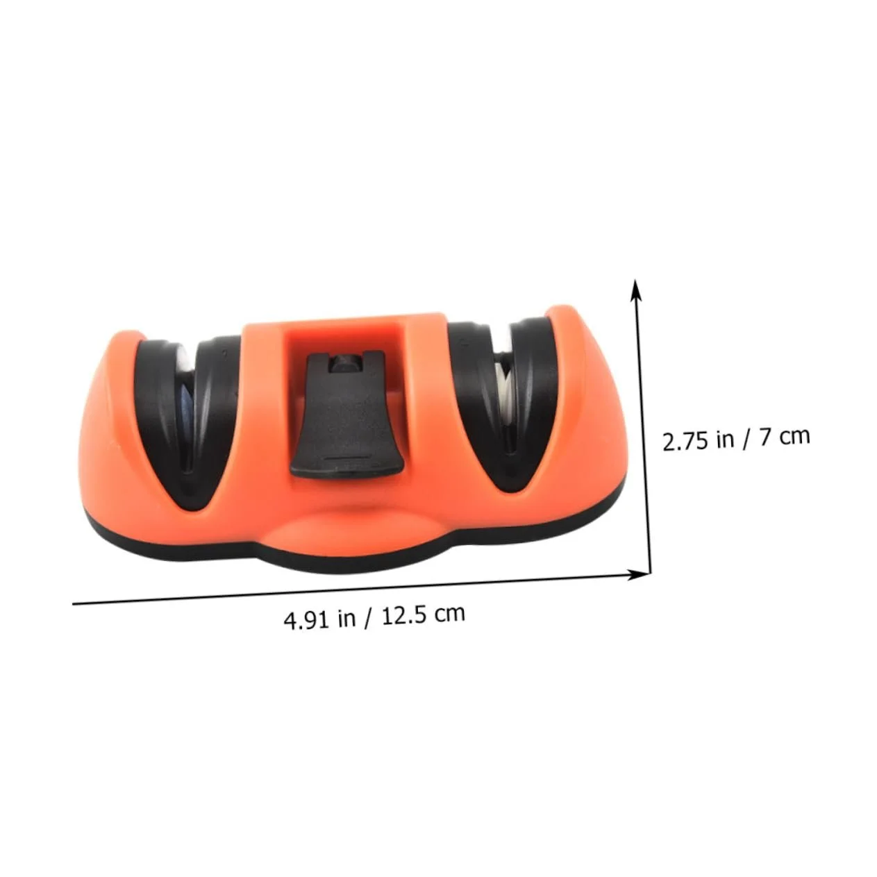 Точилка для ножей Mobestech бытовая с присоской двухслотовая эргономичная с нековзким основанием, фото №9