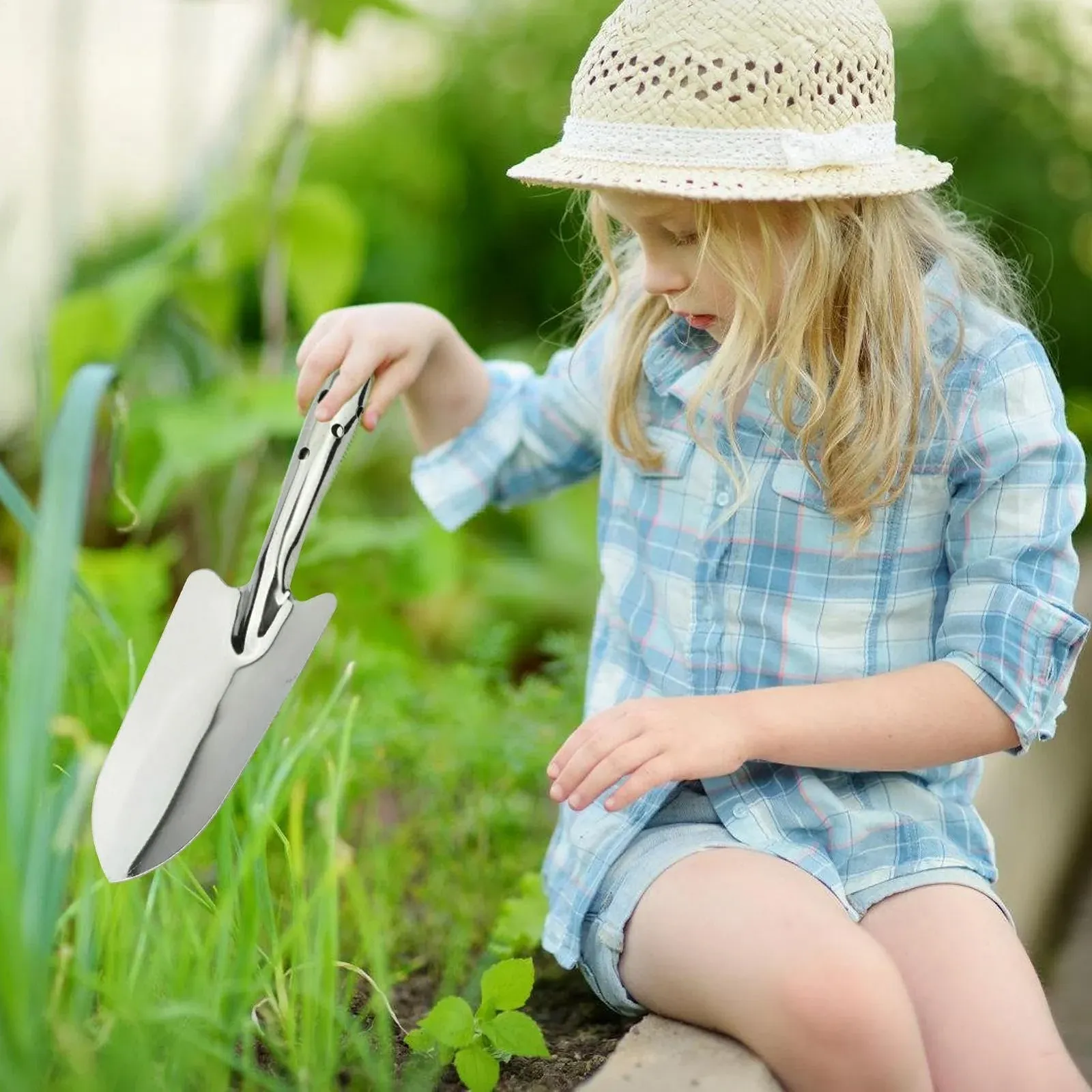 Лопата совковая садовый Mxshc Многофункциональный портативный из нержавеющей стали для копания, рыбалки, кемпинга, фото №8