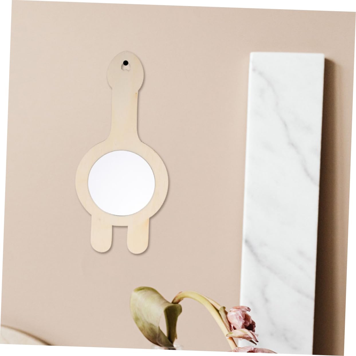 Зеркало Angoily 40 STK Белое Ручное Мини для Детей и Домашнего Использования Белая Заготовка, фото №7 Зеркало Angoily 40 STK Белое Ручное Мини для Детей и Домашнего Использования Белая Заготовка, фото №7