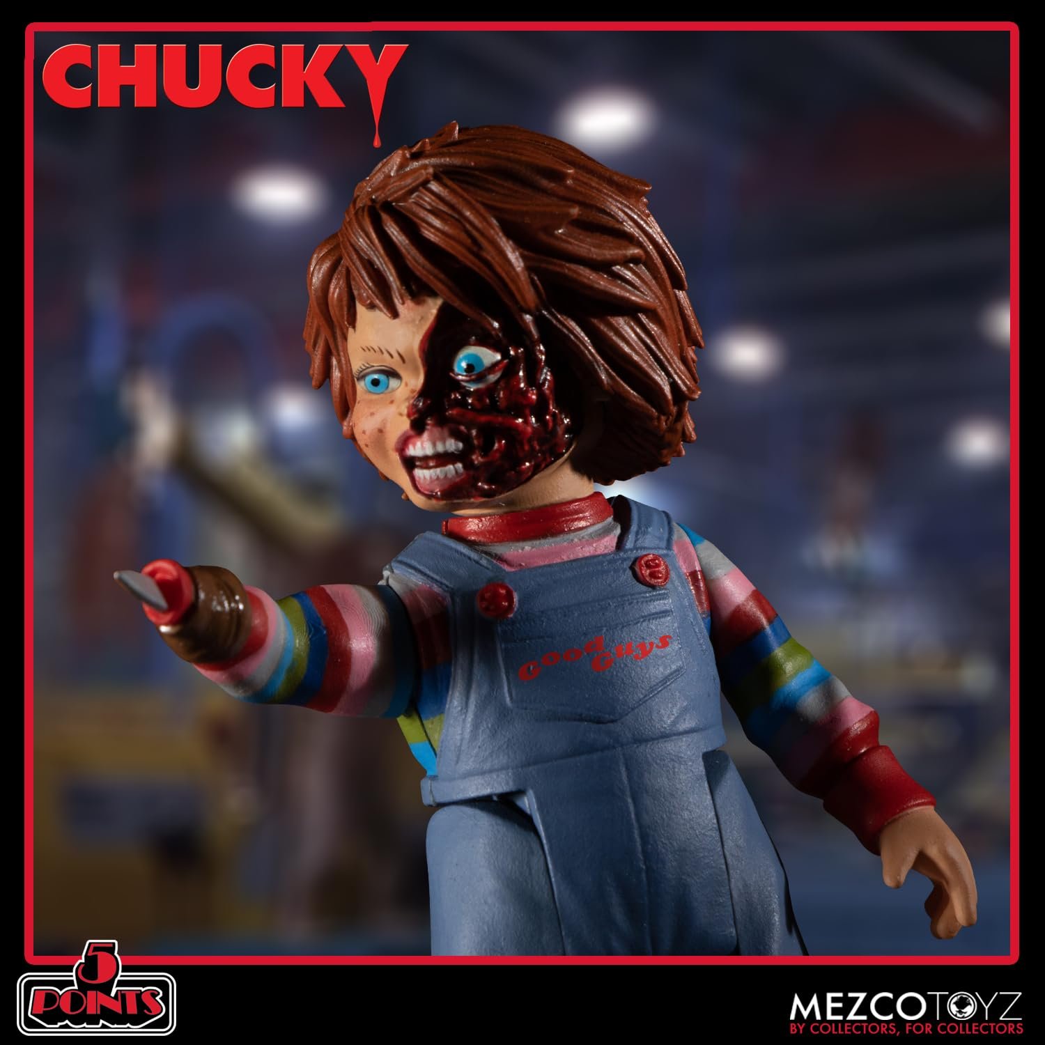 Фігурки Mezco 5 Points Chucky Deluxe Set пластик, фото №5
