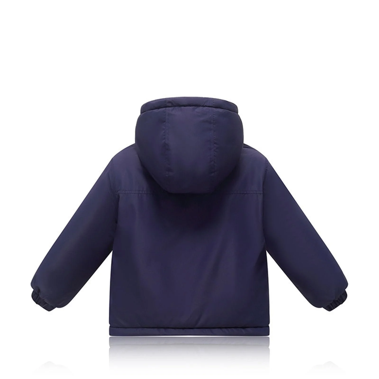 Зимняя куртка для девочек и мальчиков, утепленная, теплая, зимняя длинная куртка с капюшоном и карманами, ветрозащитное зимнее пальто, софтшелл куртка с капюшоном, легкая дышащая пуховая куртка для улицы, фото №2