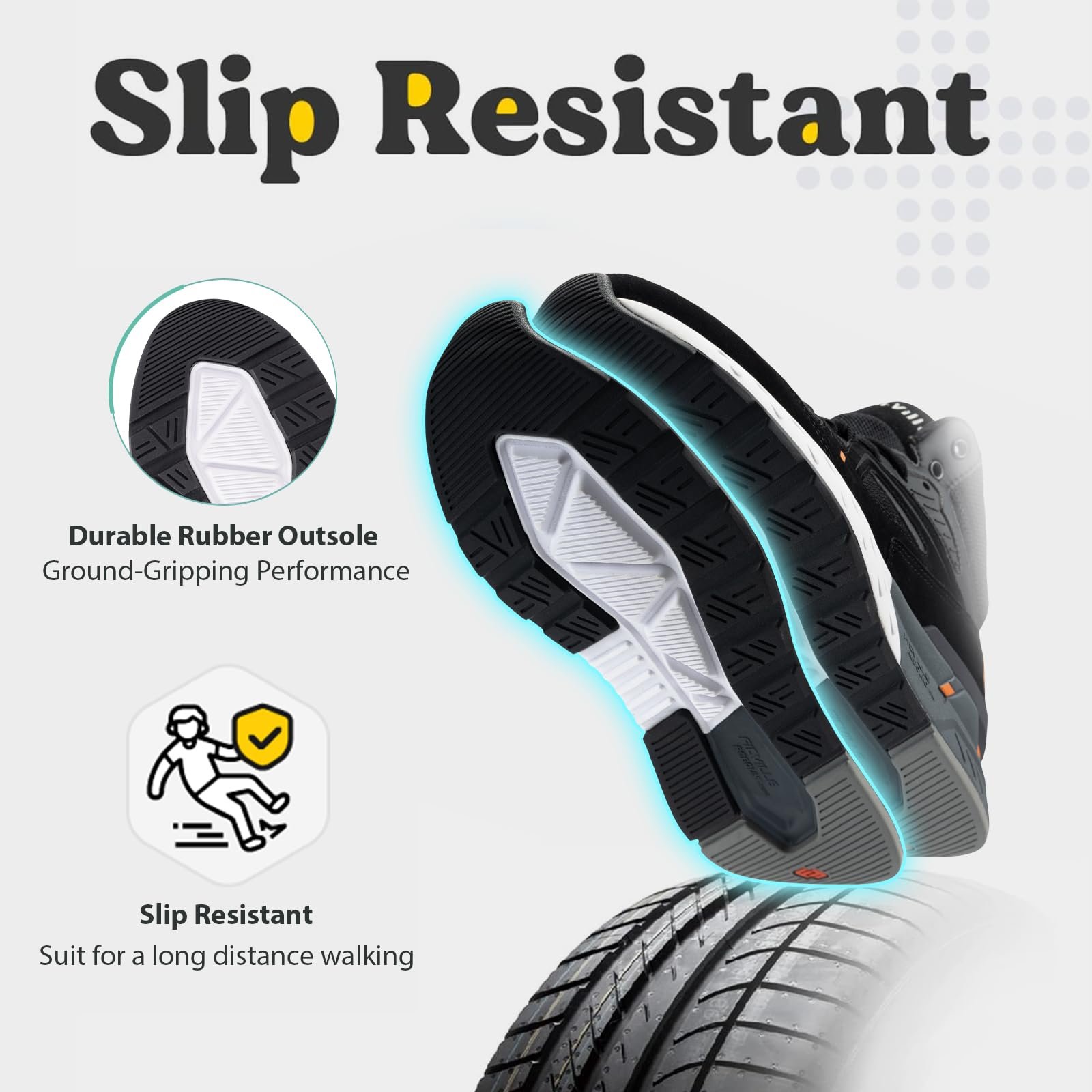 Кросівки FitVille Спортивні Надширокі Чоловічі для бігу для фітнесу, фото №5